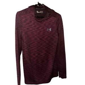 Under Armour HeatGear Fitted‎ lightweight Hoodie Long Sleeve Shirt Mens Small